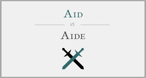 Aid vs. Aide