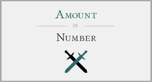 Amount vs. Number