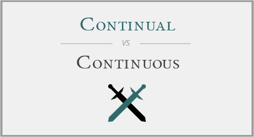 Continual vs. Continuous