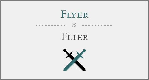 Flyer vs. Flier
