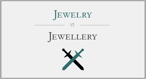 Jewelry vs. Jewellery
