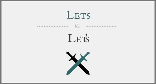 Lets vs. Let’s
