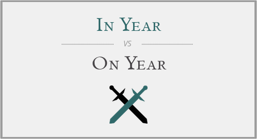 In Year vs. On Year
