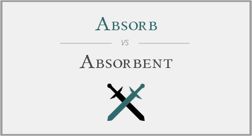 Absorb vs. Absorbent