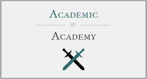 Academic vs. Academy