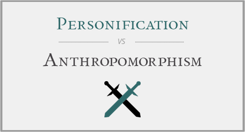 Personification vs Anthropomorphism
