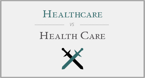 Healthcare vs. Health Care